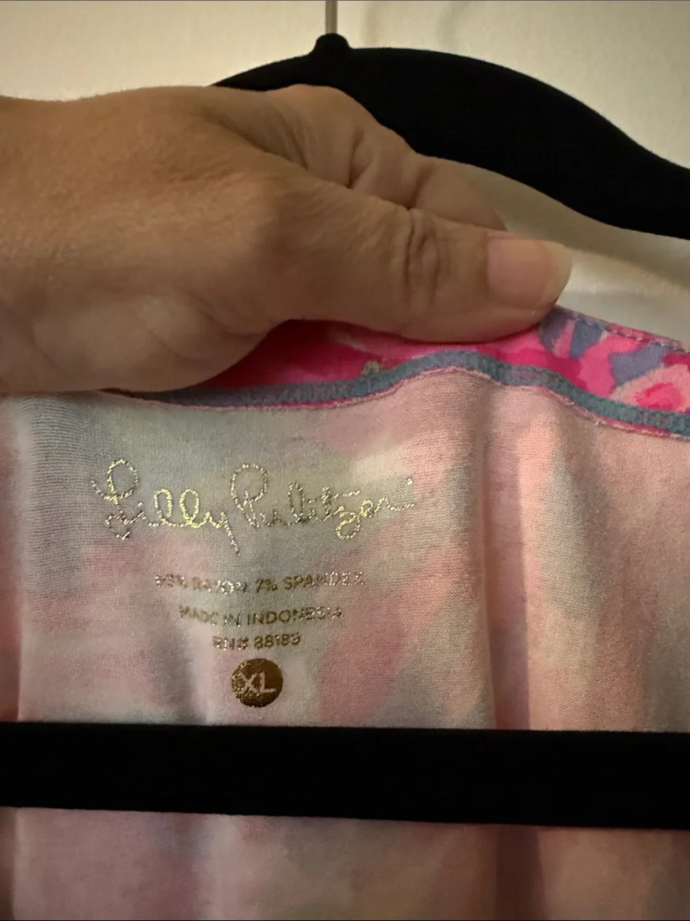 Lilly Pulitzer Pink and Blue Sophie Dress - Picture 2 of 6